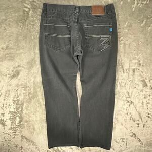 Y2K Third Rail A Zoo York Production Black Denim Jeans Size 36/30